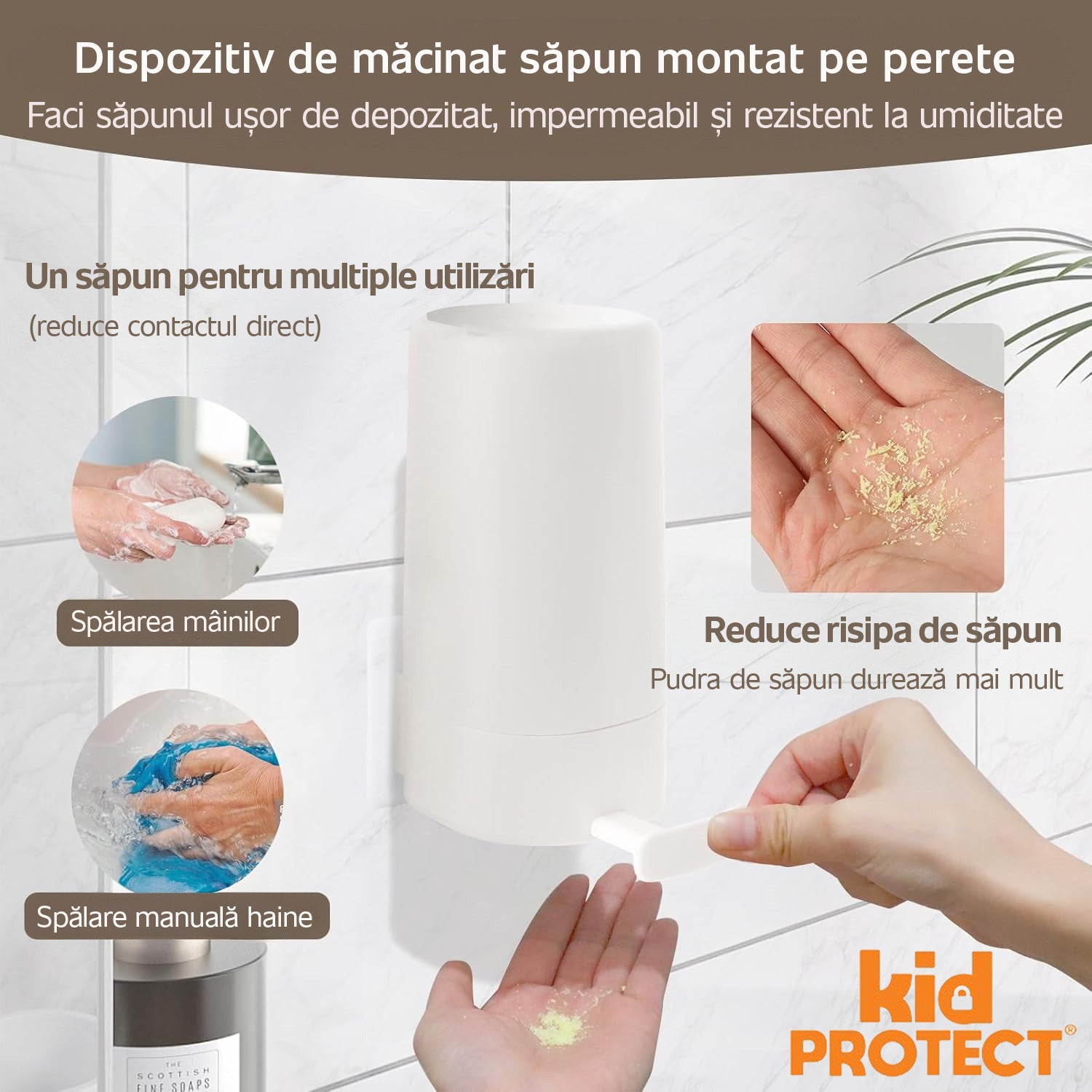 Dozator Pentru Sapun Solid KD Home SolidFlow Dozator Pentru Sapun Solid KD Home SolidFlow